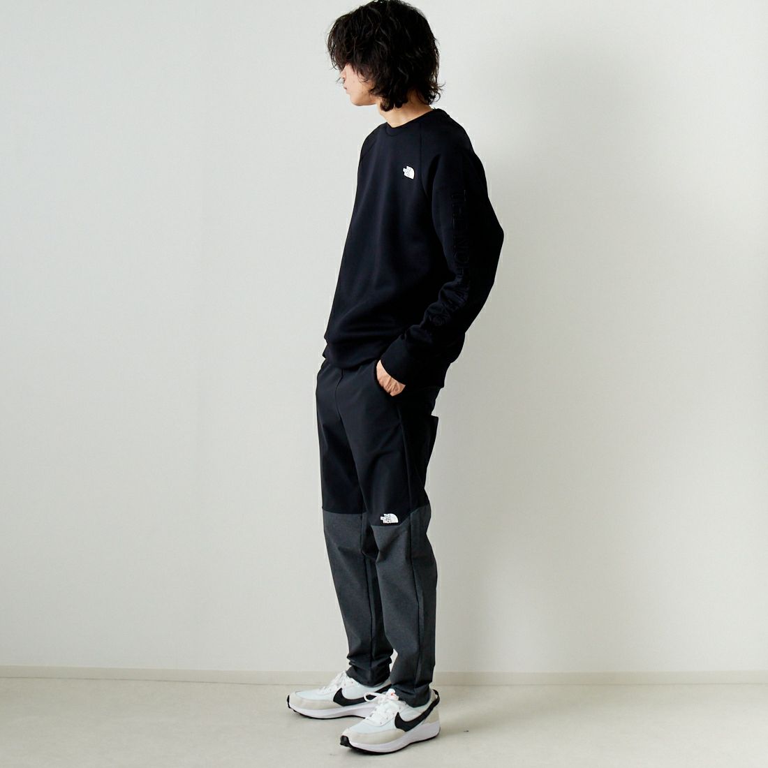 THE NORTH FACE [ザ ノースフェイス] エイペックスフレックスパンツ [NB62382] ZC &&モデル身長：182cm 着用サイズ：L&&