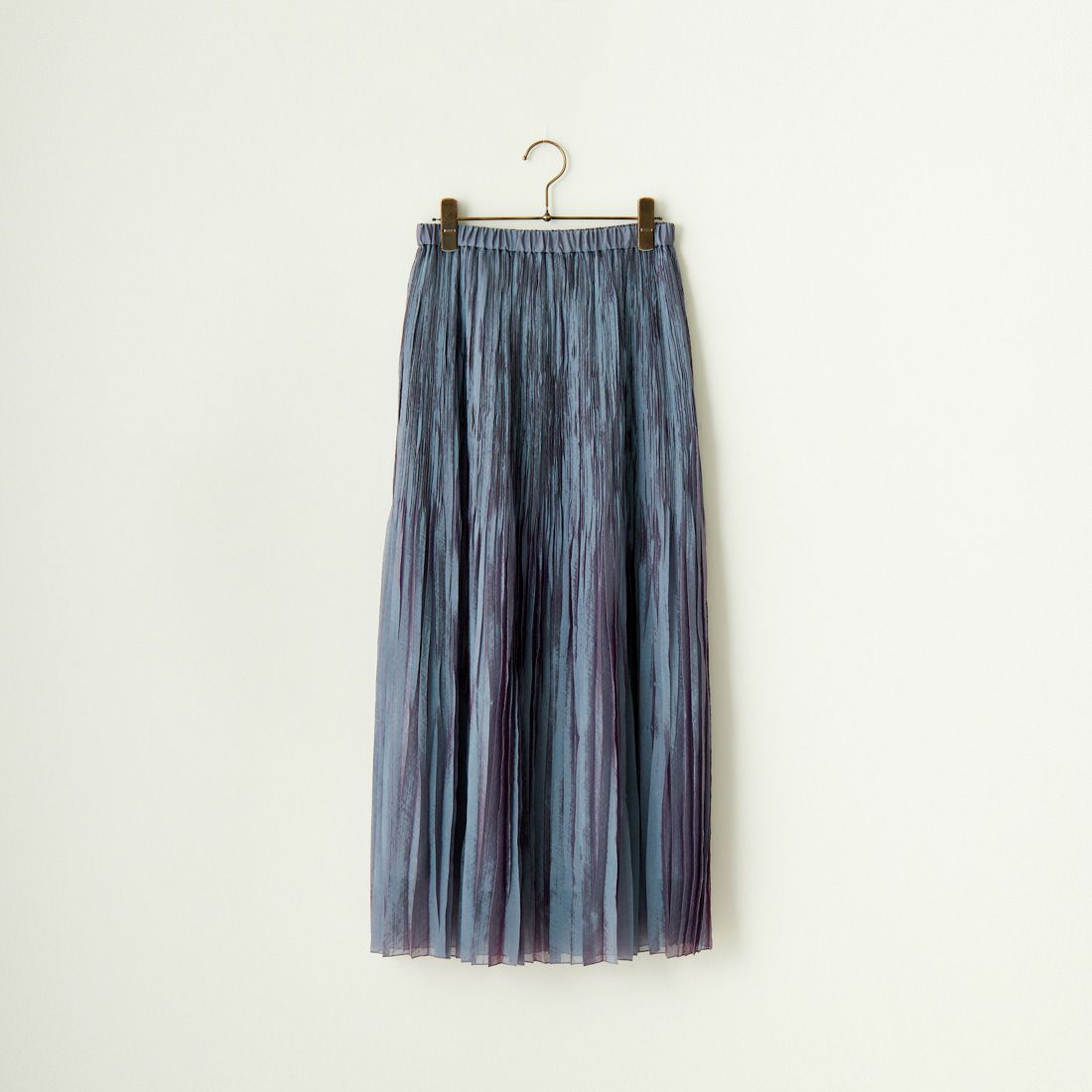 MICA&DEAL [マイカアンドディール] ランダムプリーツスカート [0124102050] BLUE