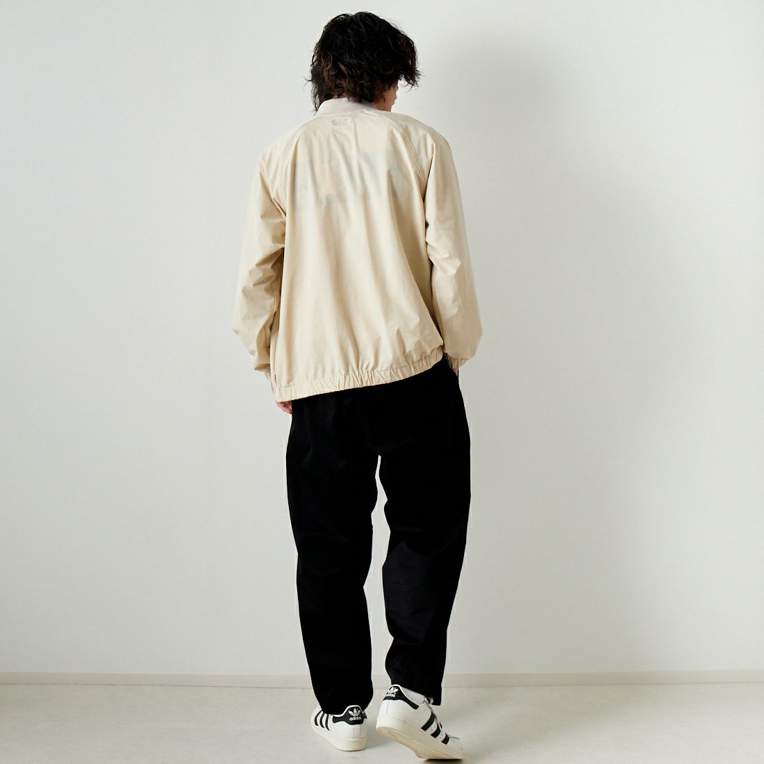 HELLO CALIF [ハローカリフ] ビーチジャケット [HC-241-013] OFF &&モデル身長：182cm 着用サイズ：L&&