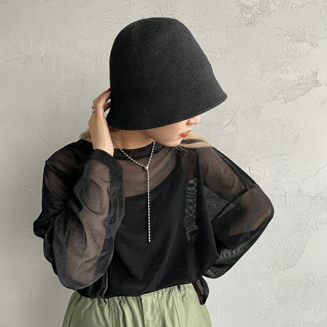 HALO COMMODITY [ハロ コモディティー] コットンリネンサーモハット [H241-435] BLACK