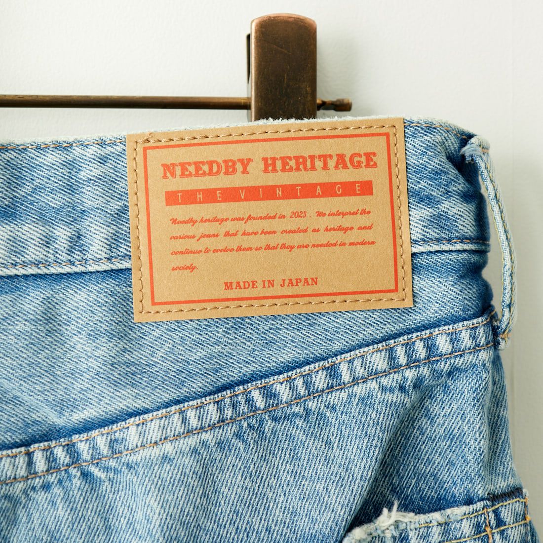 NEEDBY heritage [ニードバイヘリテージ] NO.5 ストレートデニム [N1V7V013716Y] 16Y