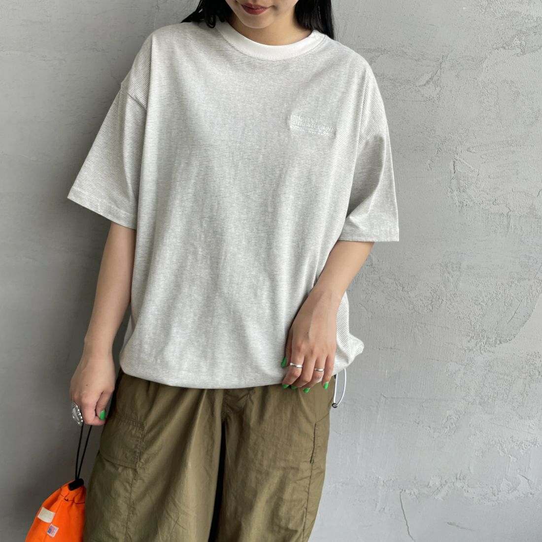 GRY BORDER&&モデル身長：156cm 着用サイズ：S&&