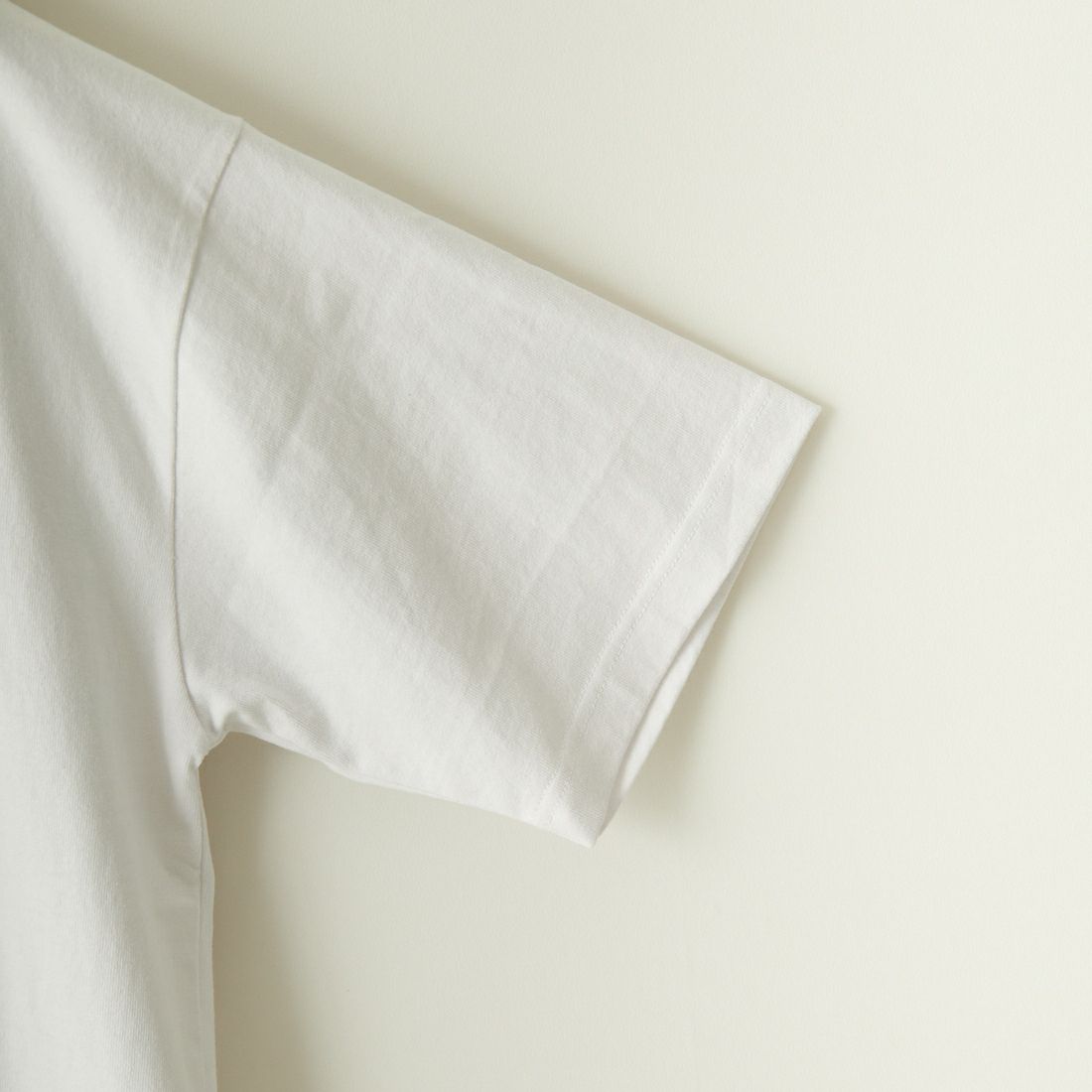 UNIVERSAL OVERALL [ユニバーサルオーバーオール] 別注 ドローコード付き ワイドシルエットTシャツ [U2411282IN-JF] WHITE