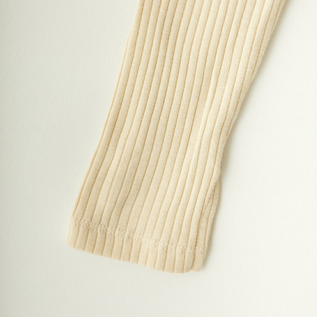 Noir Fabrik [ヌワールファブリック] ボートネックロングスリーブリブTシャツ [JFS-C021] BEIGE