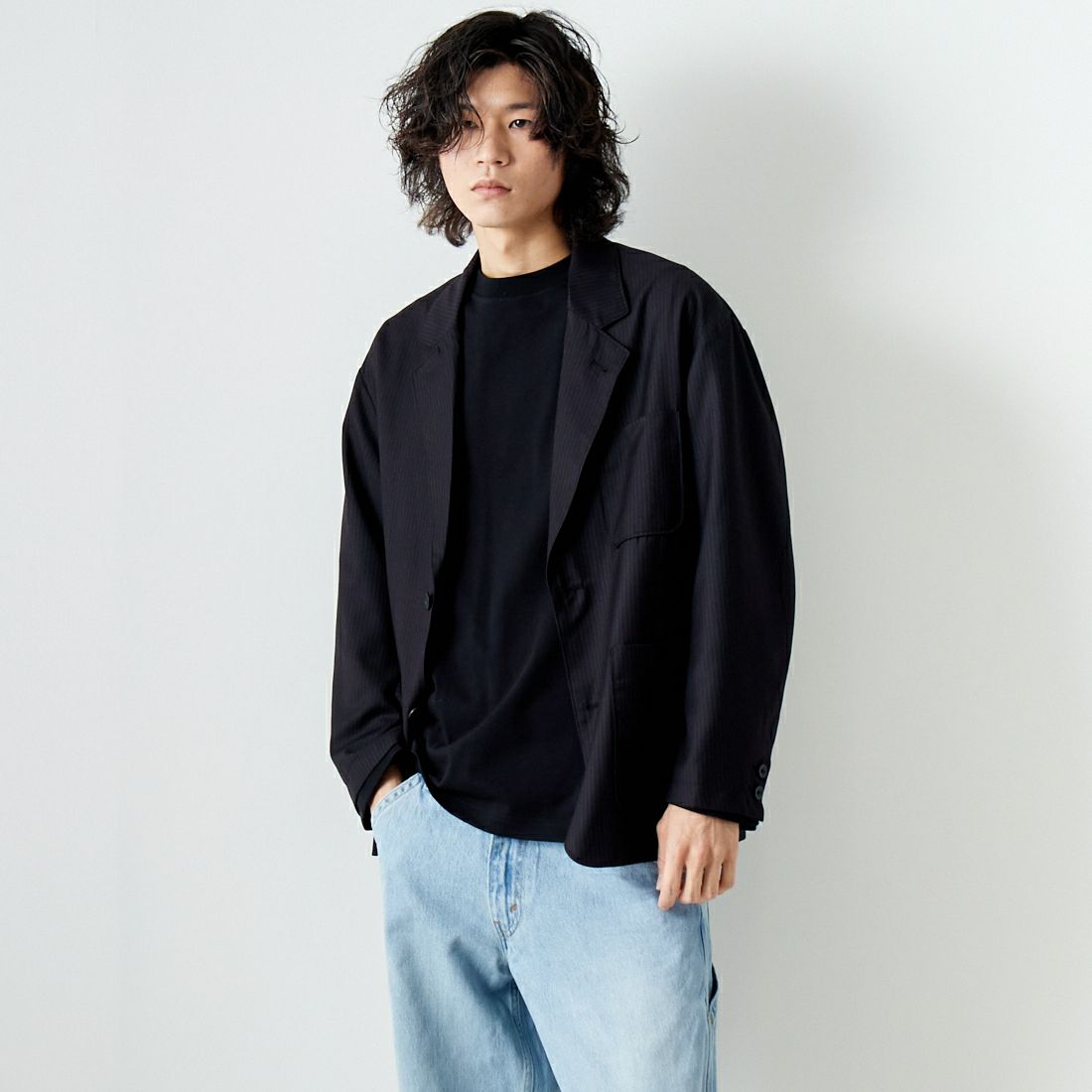BLACK ST&&モデル身長：182cm 着用サイズ：M&&