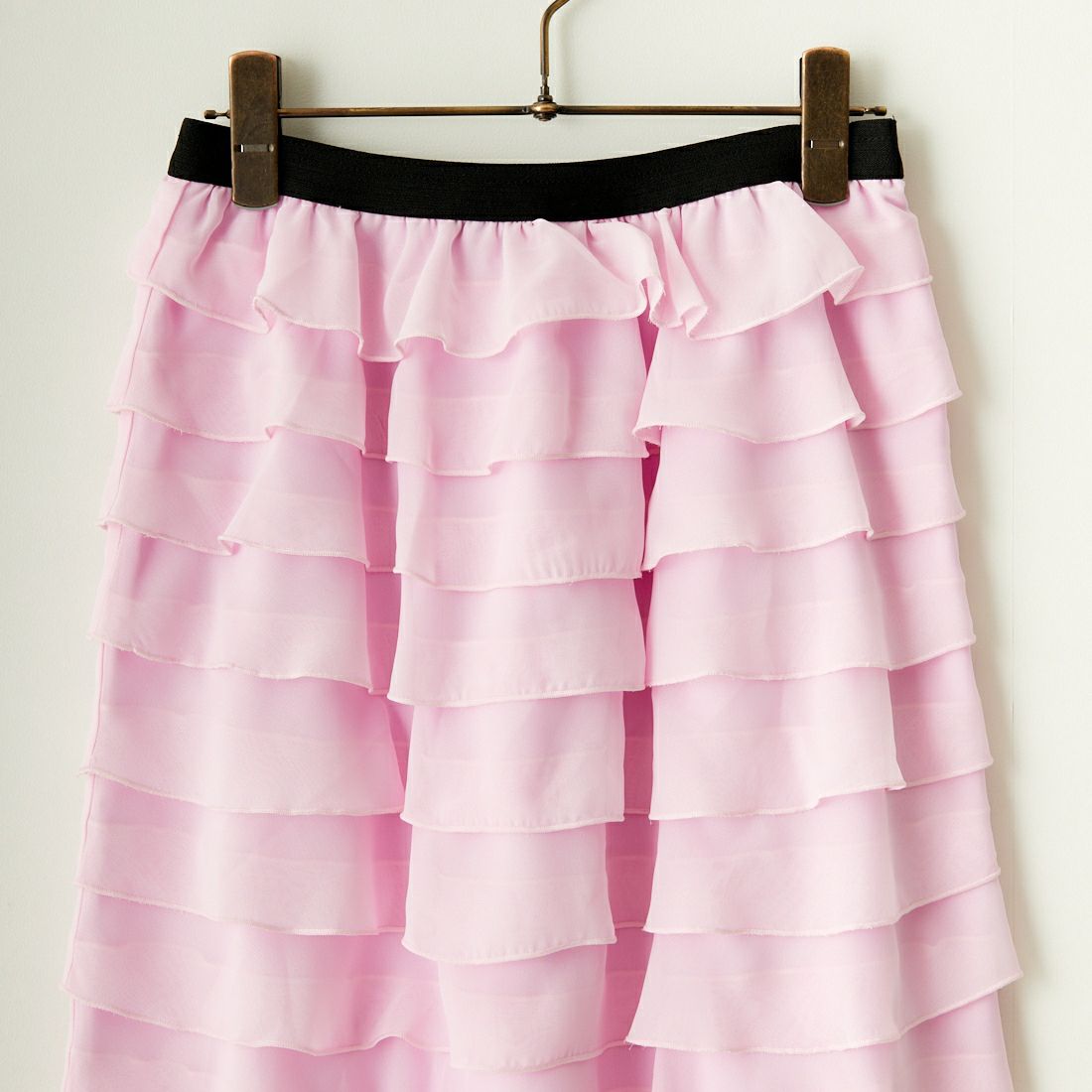 TORRAZZO DONNA [トラッゾドンナ] シフォンラッフルスカート [6241-415] 55 PINK