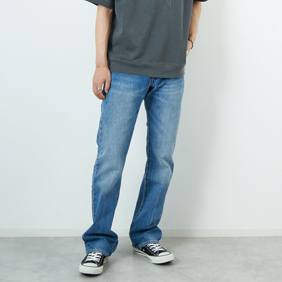 LEVI'S [リーバイス] 517 ブーツカット [00517-02] 46 BULL RU &&モデル身長：179cm 着用サイズ：30&&