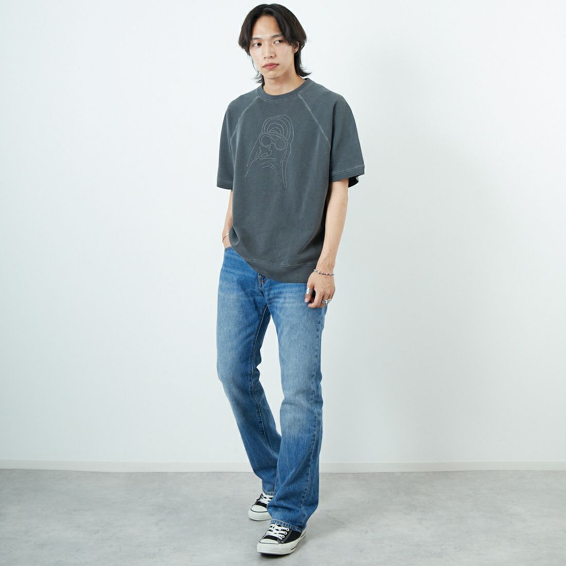 LEVI'S [リーバイス] 517 ブーツカット [00517-02] 46 BULL RU &&モデル身長：179cm 着用サイズ：30&&