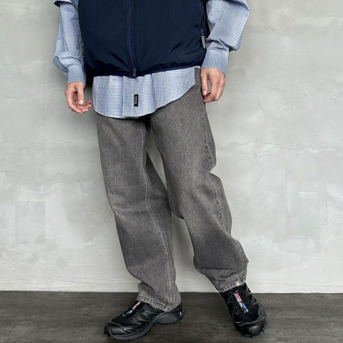 14 BLOCK P&&モデル身長：168cm 着用サイズ：30&&