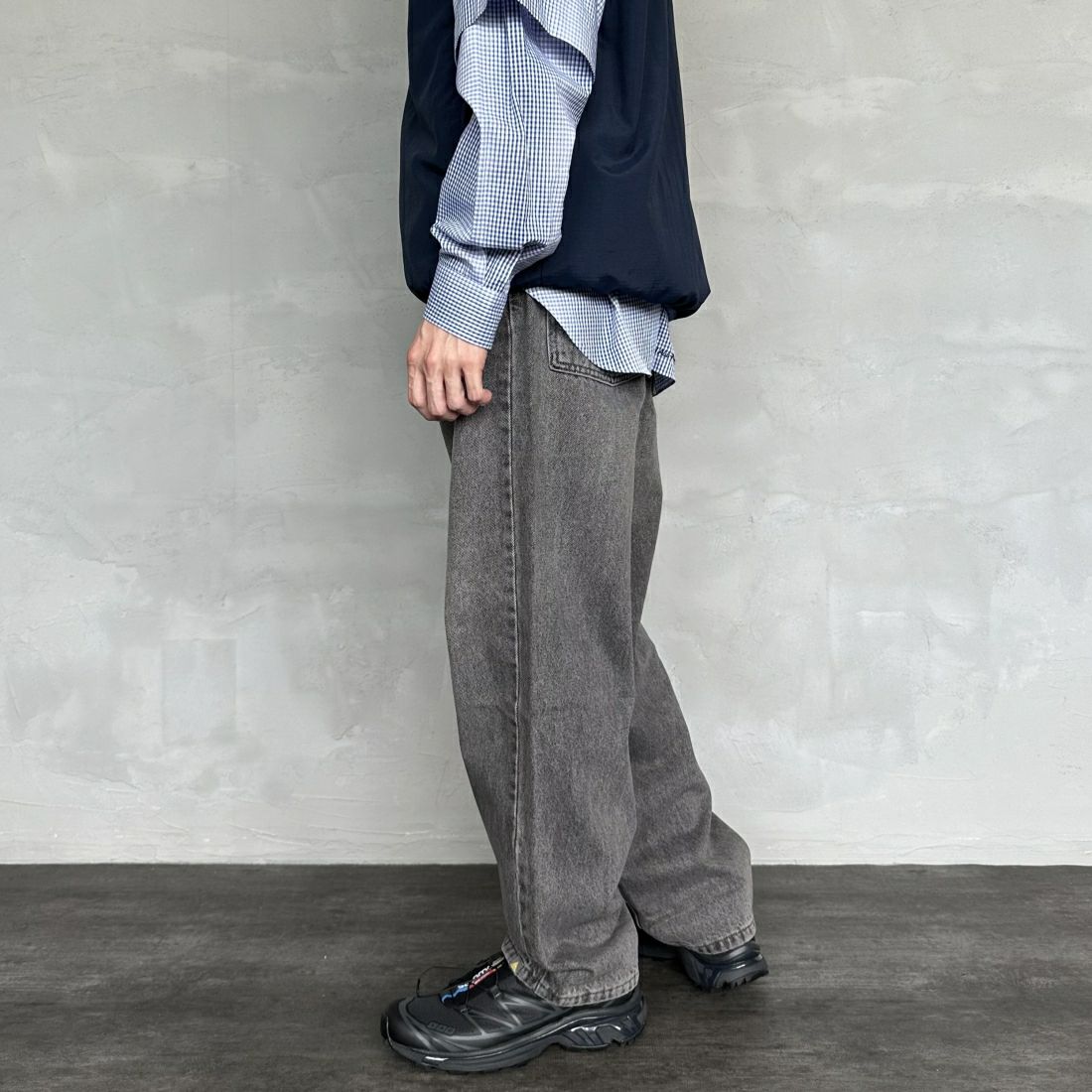 LEVI'S [リーバイス] SILVERTAB ルーズフィット [A7488-00] 14 BLOCK P&&モデル身長：168cm 着用サイズ：30&&