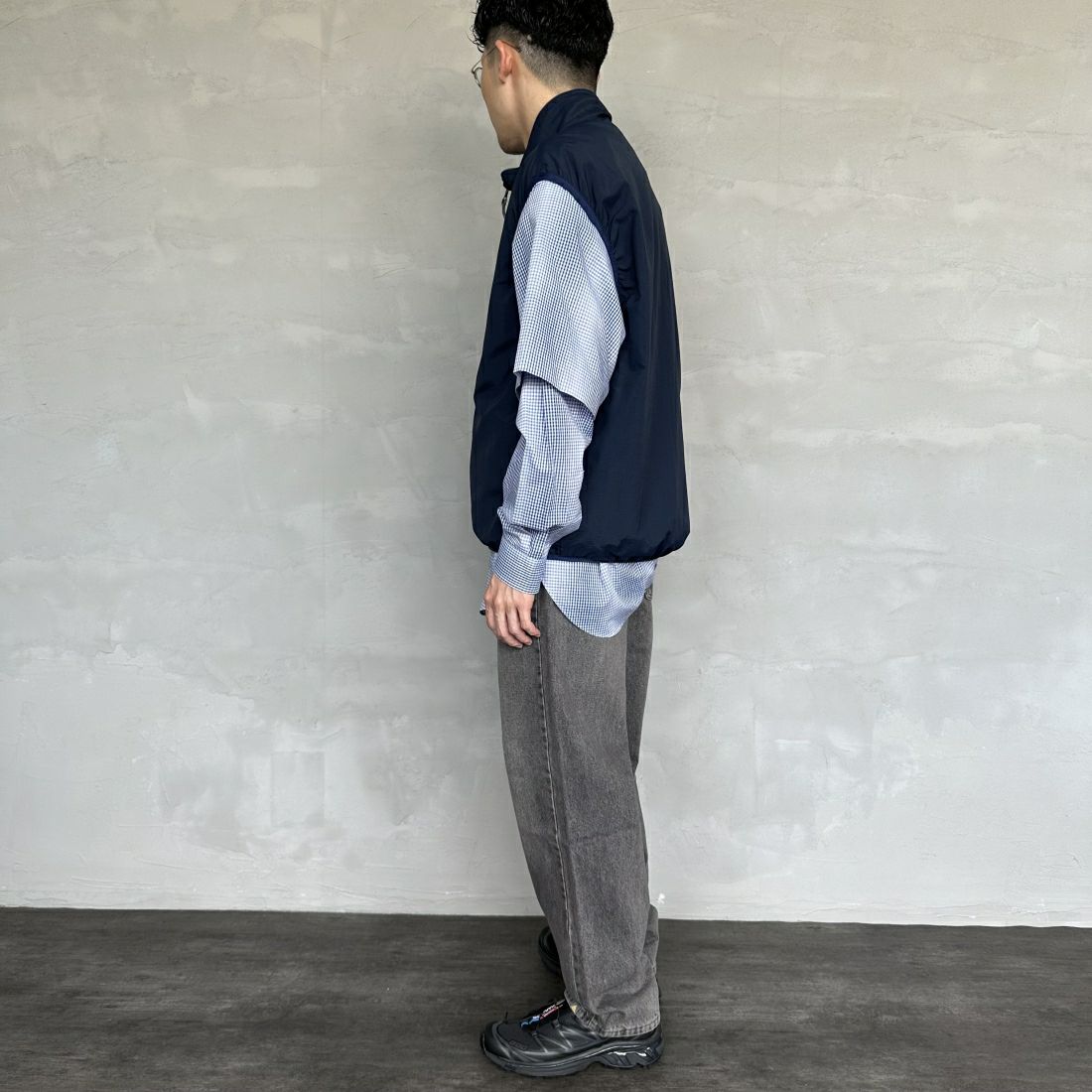 LEVI'S [リーバイス] SILVERTAB ルーズフィット [A7488-00] 14 BLOCK P&&モデル身長：168cm 着用サイズ：30&&