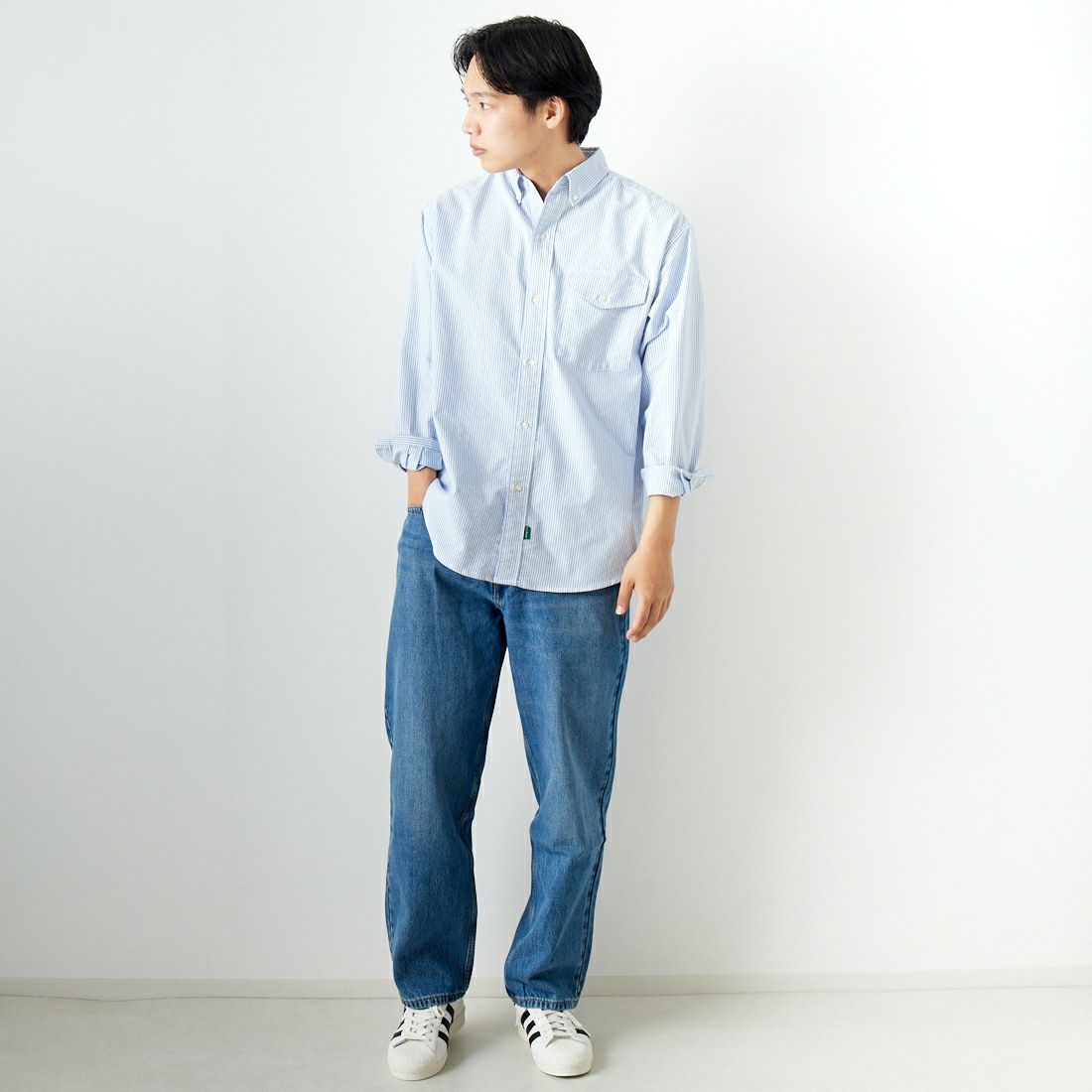LEVI'S [リーバイス] SILVERTAB ルーズフィット [A7488-00] 01 HERE FO &&モデル身長：179cm 着用サイズ：32&&