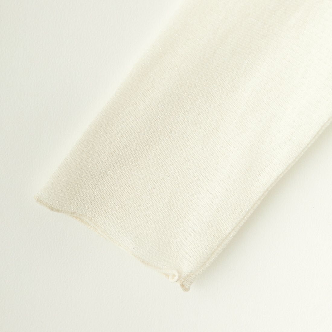 Jeans Factory Clothes [ジーンズファクトリークローズ] ハイネック シアーラメTシャツ [21241057] 031 ｵﾌ