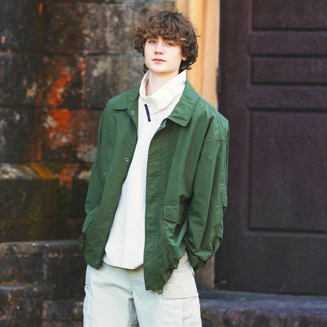 OLIVE&&モデル身長：180cm 着用サイズ：L&&