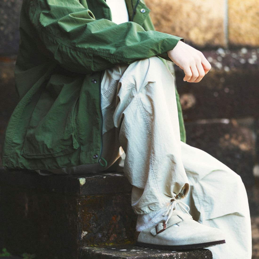 Jeans Factory Clothes [ジーンズファクトリークローズ] ウォッシャブルナイロンリップショートM-51ジャケット [JFC-241-011] OLIVE