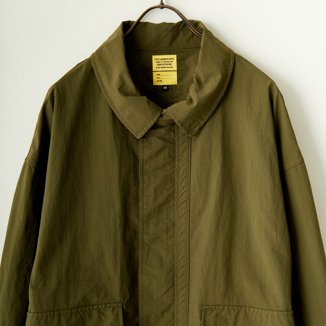 Jeans Factory Clothes [ジーンズファクトリークローズ] ウォッシャブルナイロンリップショートM-51ジャケット [JFC-241-011] OLIVE