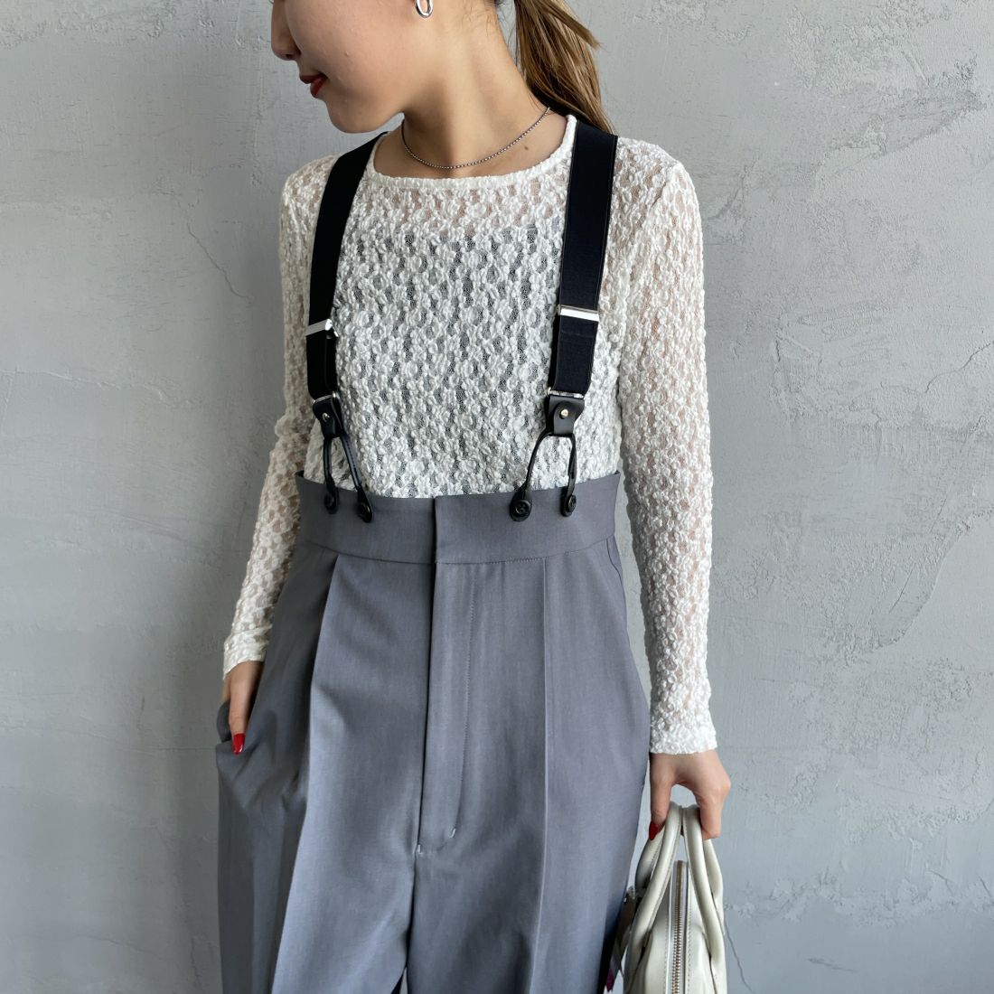 031 ｵﾌ&&モデル身長：156cm 着用サイズ：F&&