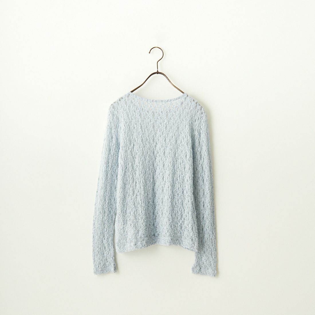 Jeans Factory Clothes [ジーンズファクトリークローズ] レース柄クルーネックシアーカットソー [21241058] 073 ｻｯｸｽ