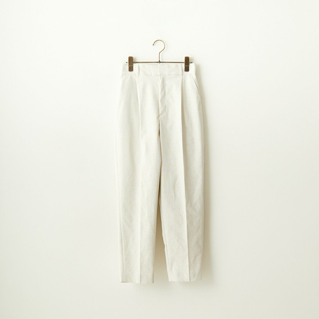 MICA&DEAL [マイカアンドディール] ワンタックパンツ [0124103036] L/BEIGE