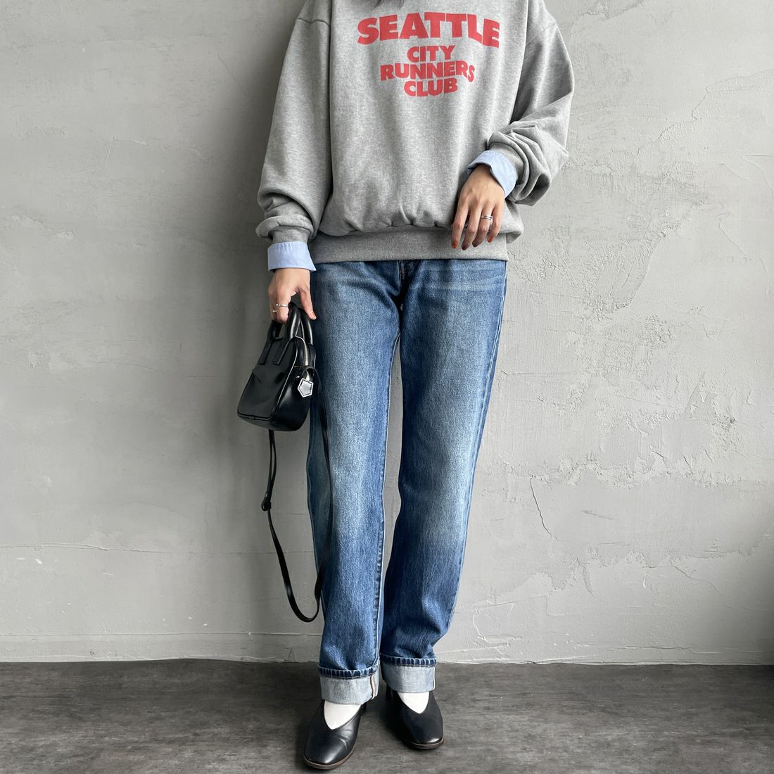 LEVI'S [リーバイス 90S 501デニム [A1959-00] 63 GET ON &&モデル身長：160cm 着用サイズ：25&&