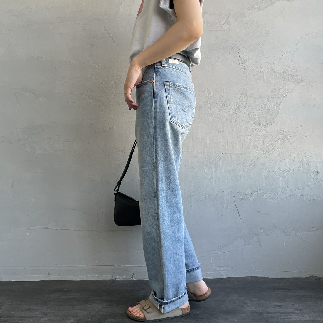 LEVI'S [リーバイス] 90S 501デニム [A1959-00] 50 PIECE O&&モデル身長：160cm 着用サイズ：25&&