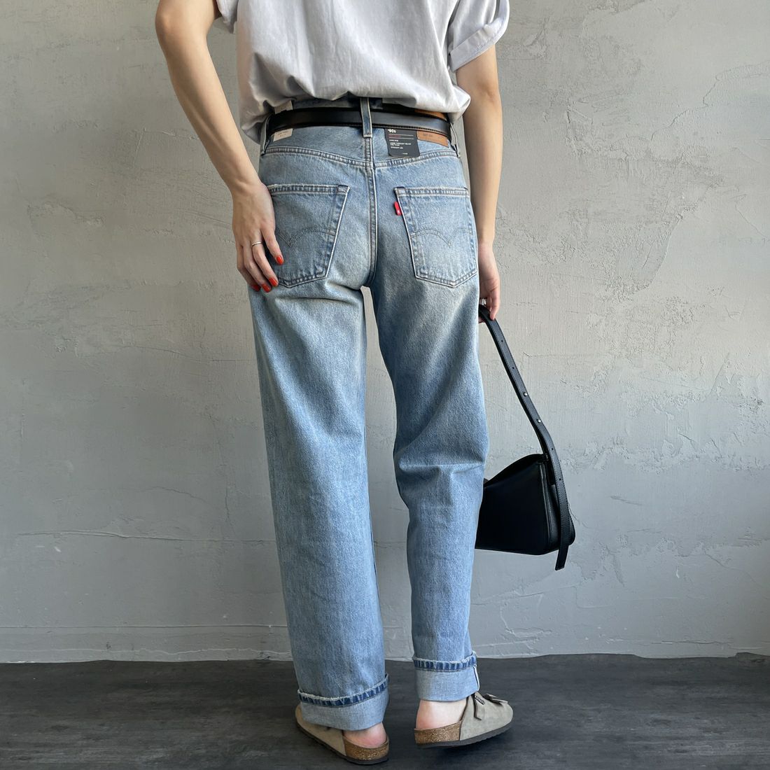 LEVI'S [リーバイス] 90S 501デニム [A1959-00] 50 PIECE O&&モデル身長：160cm 着用サイズ：25&&