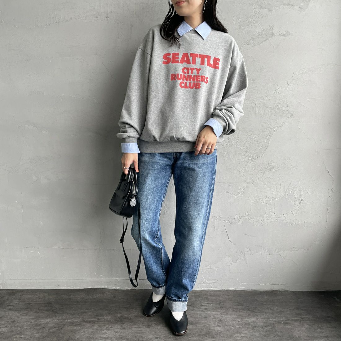 LEVI'S [リーバイス 90S 501デニム [A1959-00] 63 GET ON &&モデル身長：160cm 着用サイズ：25&&