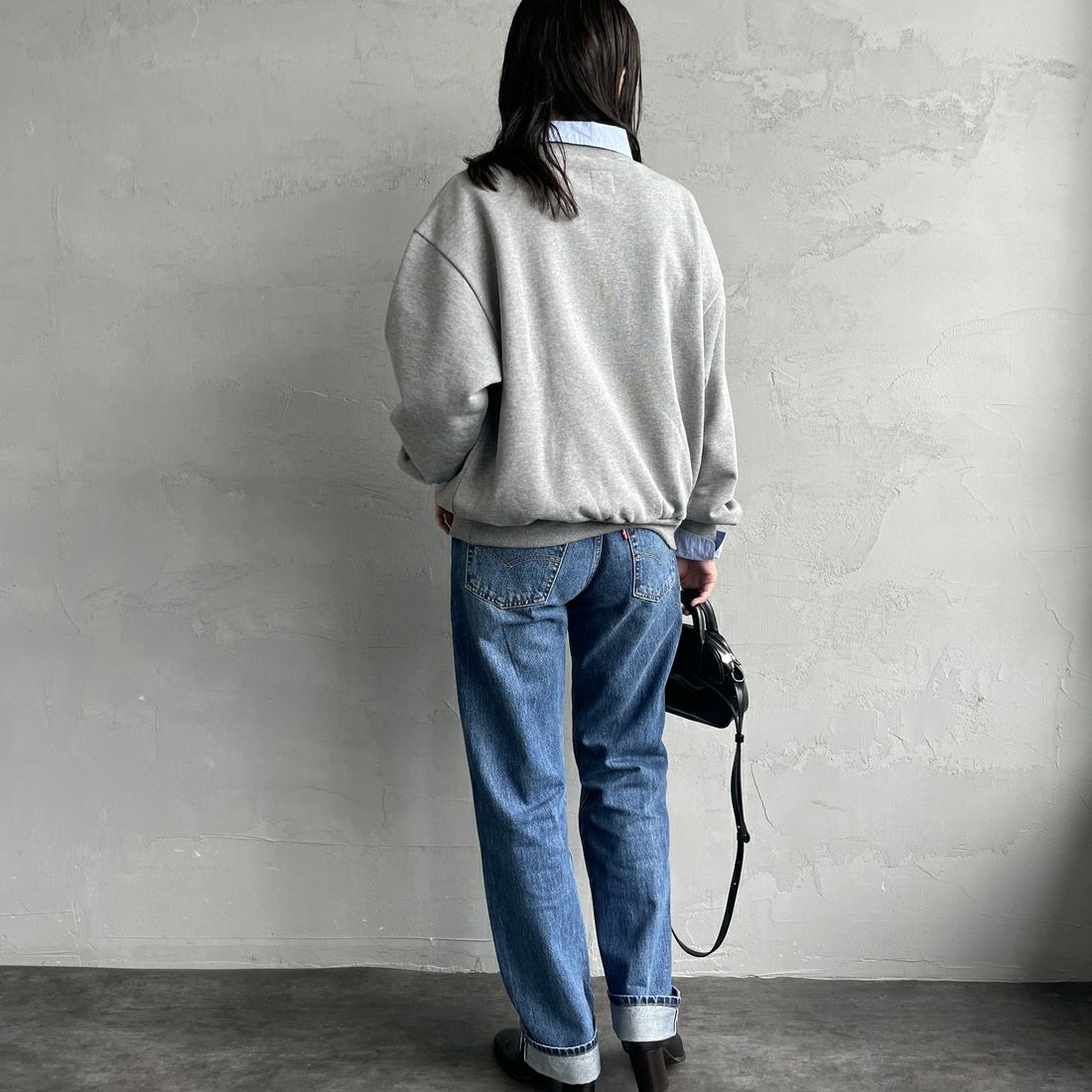LEVI'S [リーバイス 90S 501デニム [A1959-00] 63 GET ON &&モデル身長：160cm 着用サイズ：25&&