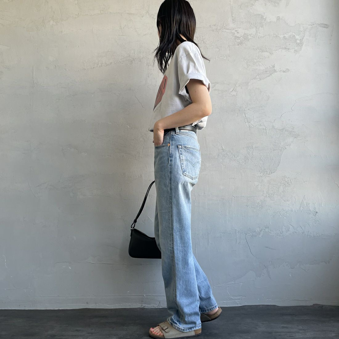 LEVI'S [リーバイス] 90S 501デニム [A1959-00] 50 PIECE O&&モデル身長：160cm 着用サイズ：25&&
