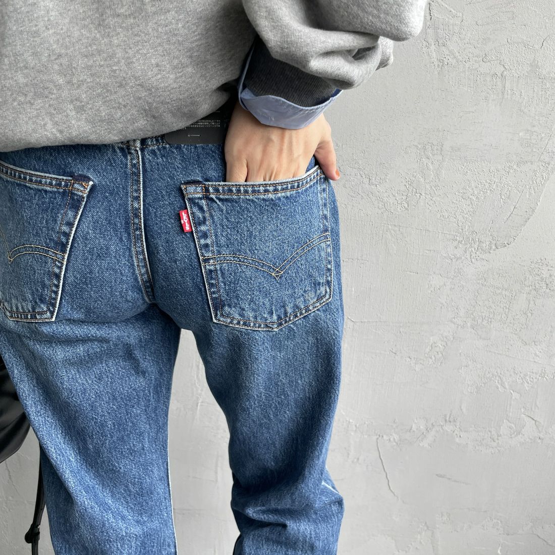 LEVI'S [リーバイス 90S 501デニム [A1959-00] 63 GET ON &&モデル身長：160cm 着用サイズ：25&&