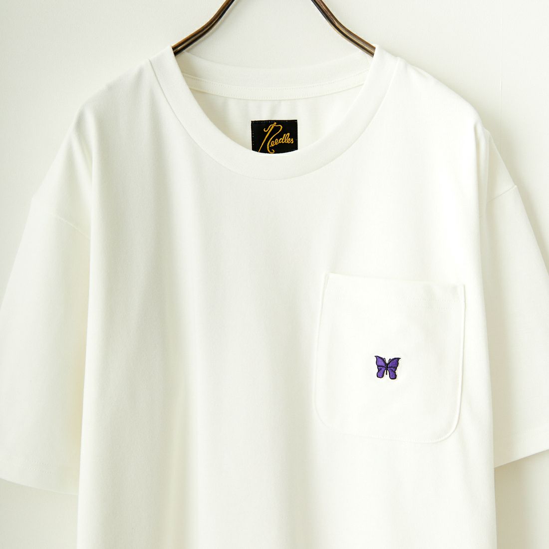 Needles [ニードルズ] クルーネックTシャツ [OT262] A WHITE