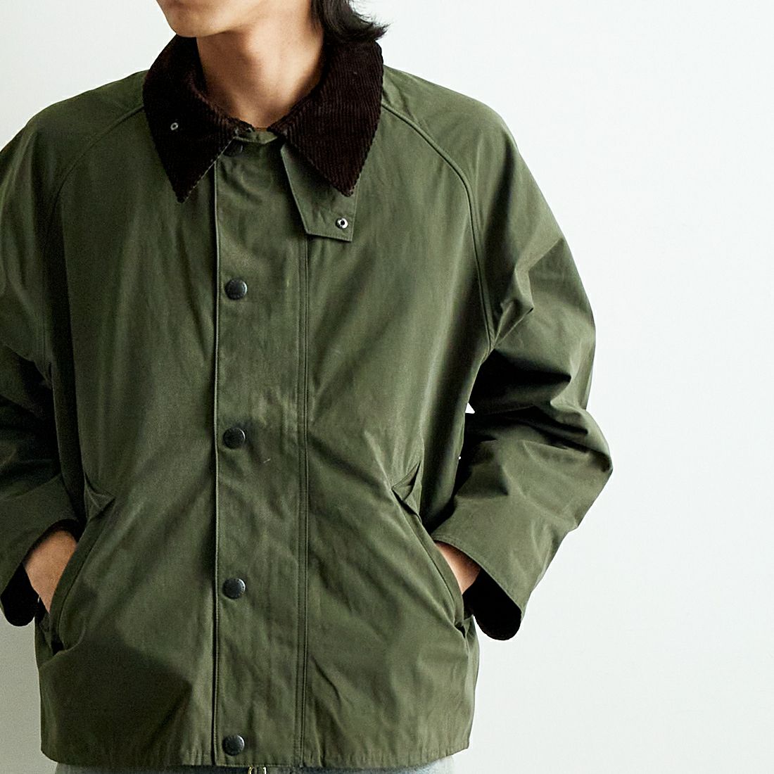 Barbour [バブアー] トランスポート ピーチスキンノンオイルドジャケット [MCA0931] SAGE