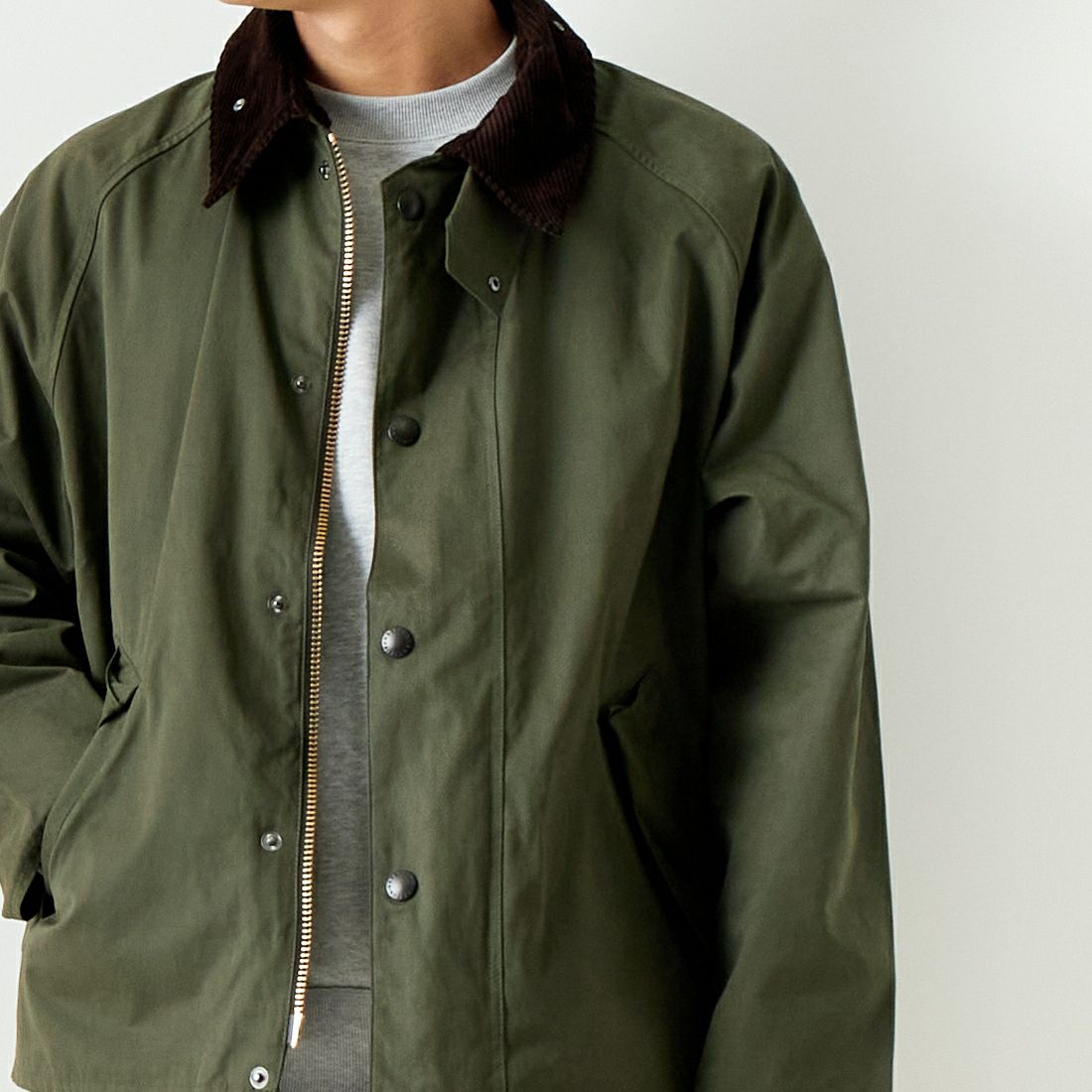 Barbour [バブアー] トランスポート ピーチスキンノンオイルドジャケット [MCA0931] SAGE