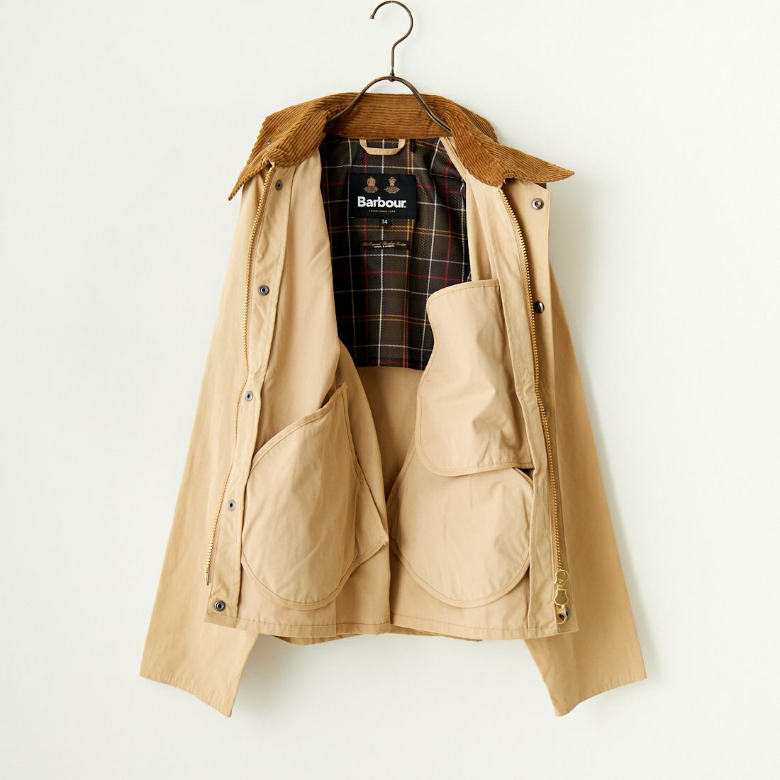 Barbour [バブアー] トランスポート ピーチスキンノンオイルドジャケット [MCA0931] STONE