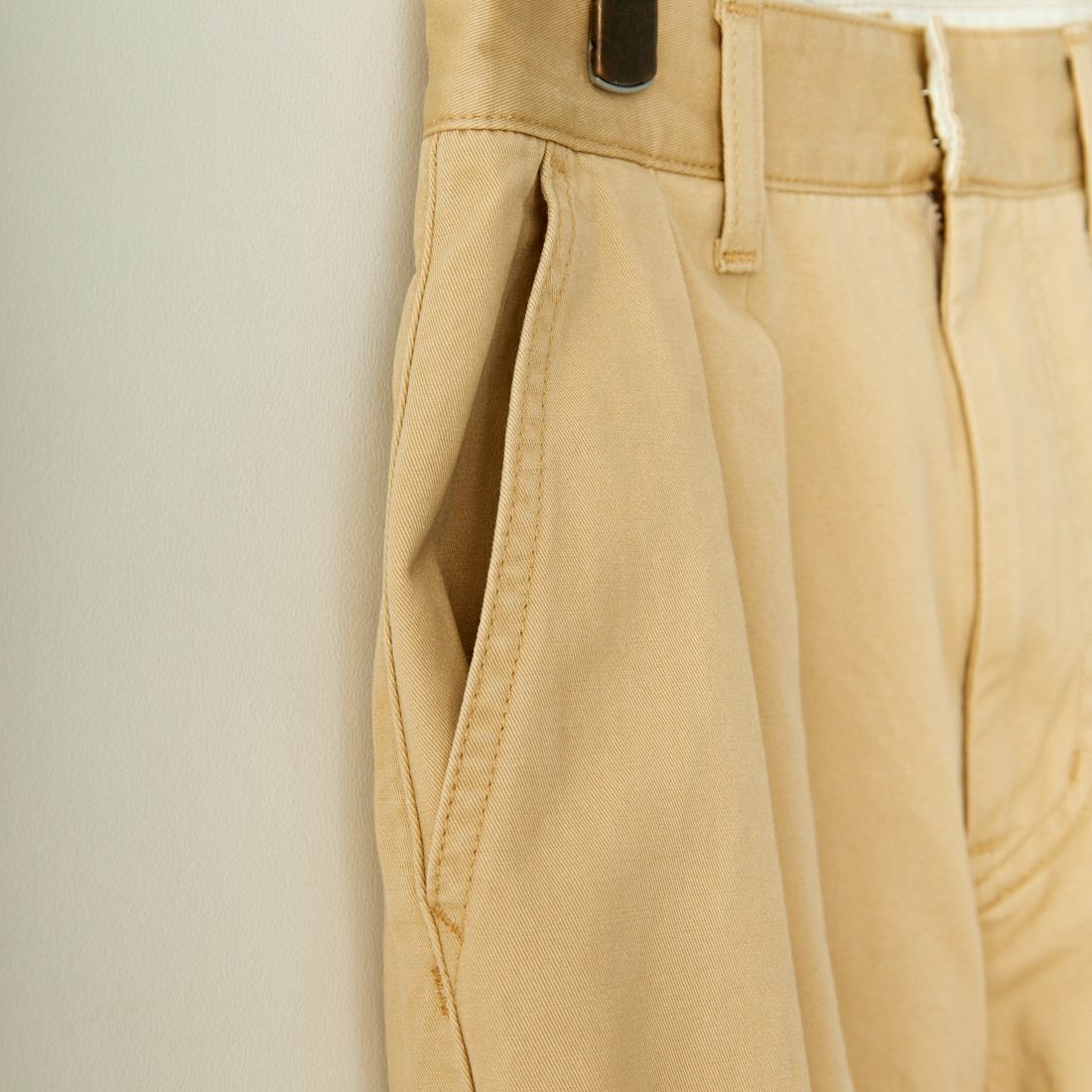Jeans Factory Clothes [ジーンズファクトリークローズ] タックトラウザー [IN7-PT-4] BEIGE
