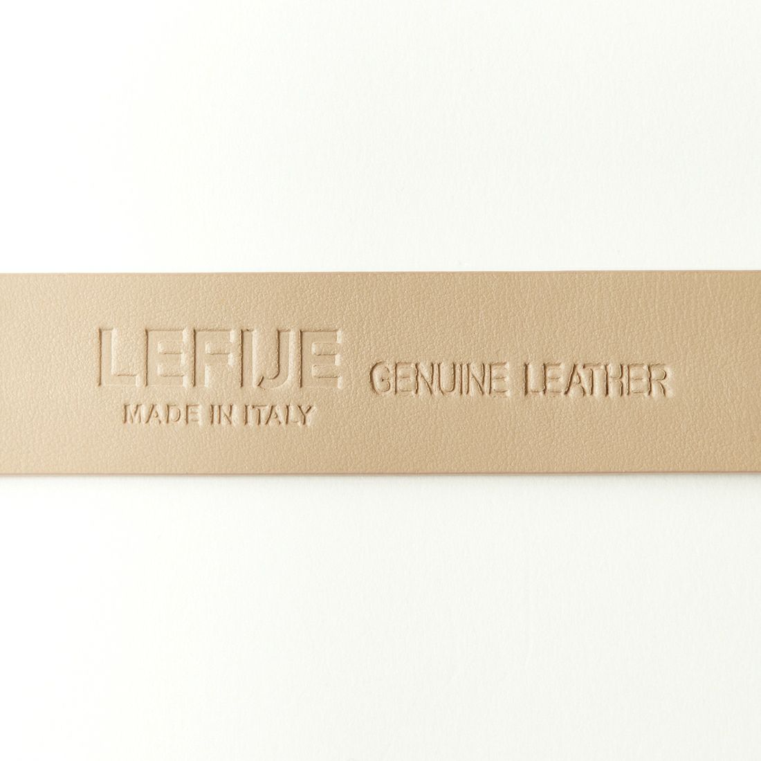 LEFIJE [レフィエ] TRESOR ベルト [M4330A] 22 TAUPE