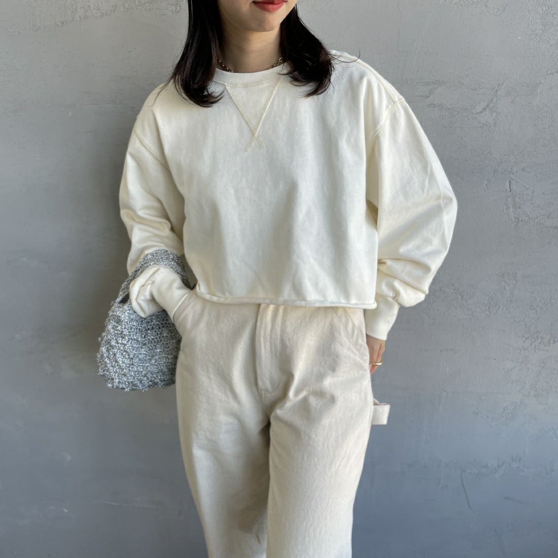 OFF&&モデル身長：163cm 着用サイズ：F&&