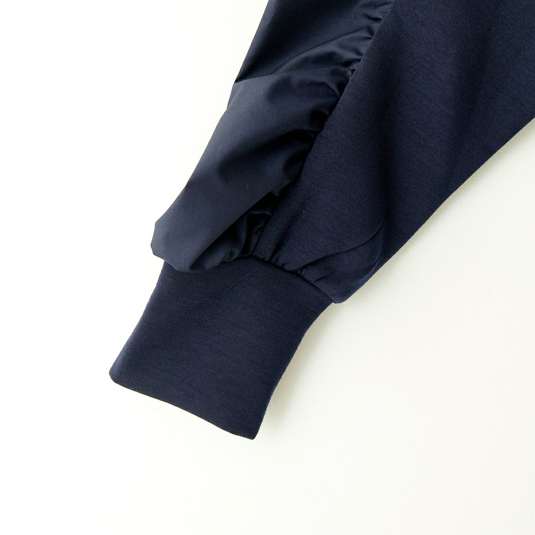Jeans Factory Clothes [ジーンズファクトリークローズ] 異素材切り替え ボンディングパーカー [21241059] 076 ﾈｲﾋﾞｰ