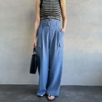 070 ﾌﾞﾙｰ&&モデル身長：156cm 着用サイズ：36&&