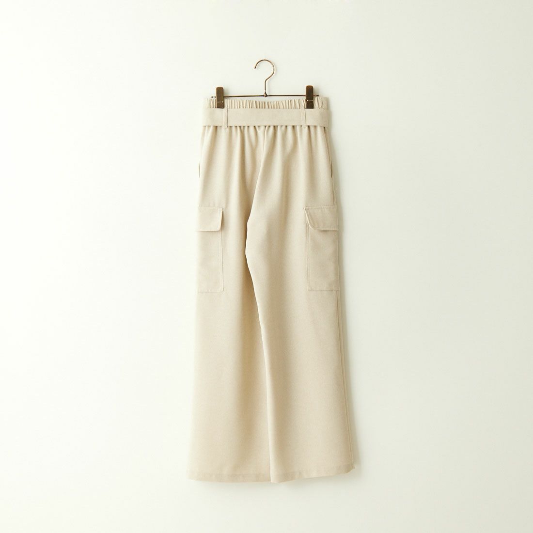 Jeans Factory Clothes [ジーンズファクトリークローズ] ベルト付き サイドカーゴポケットワイドパンツ [21241060] 032 ｴｸﾘｭ