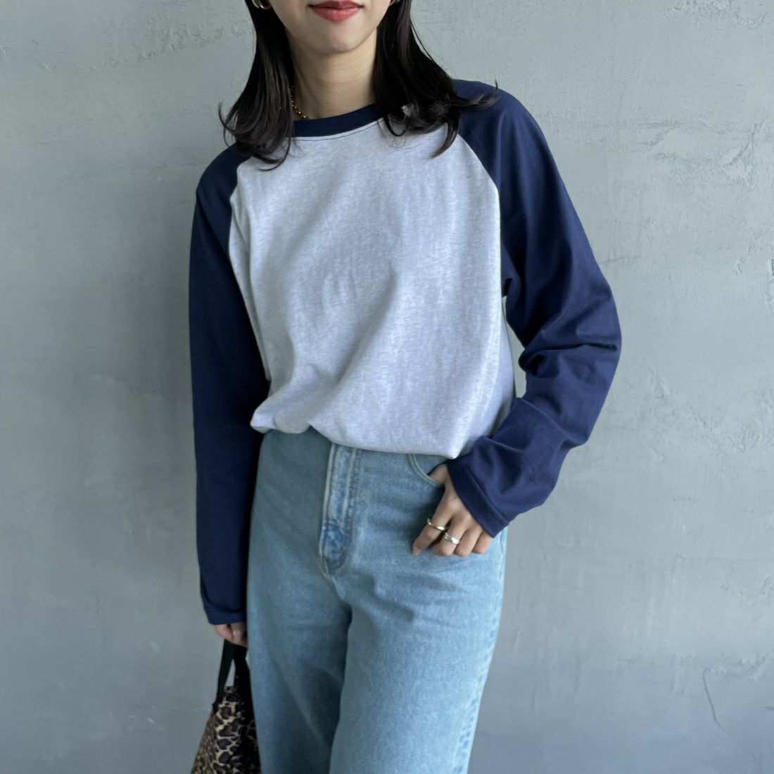 NAVY&&モデル身長：163cm 着用サイズ：F&&