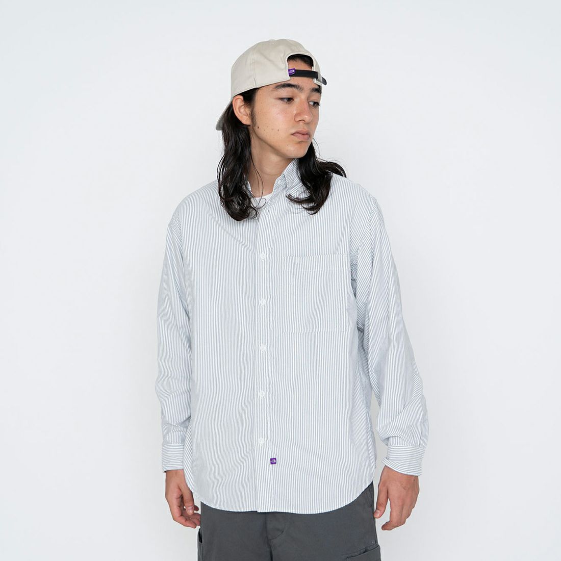 THE NORTH FACE PURPLE LABEL ストライプシャツ - トップス