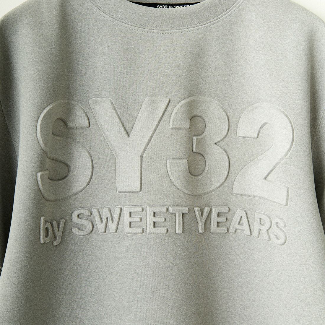 SY32 [エスワイサーティトゥ] ダブルニットエンボスロゴTシャツ [14115] GRAY