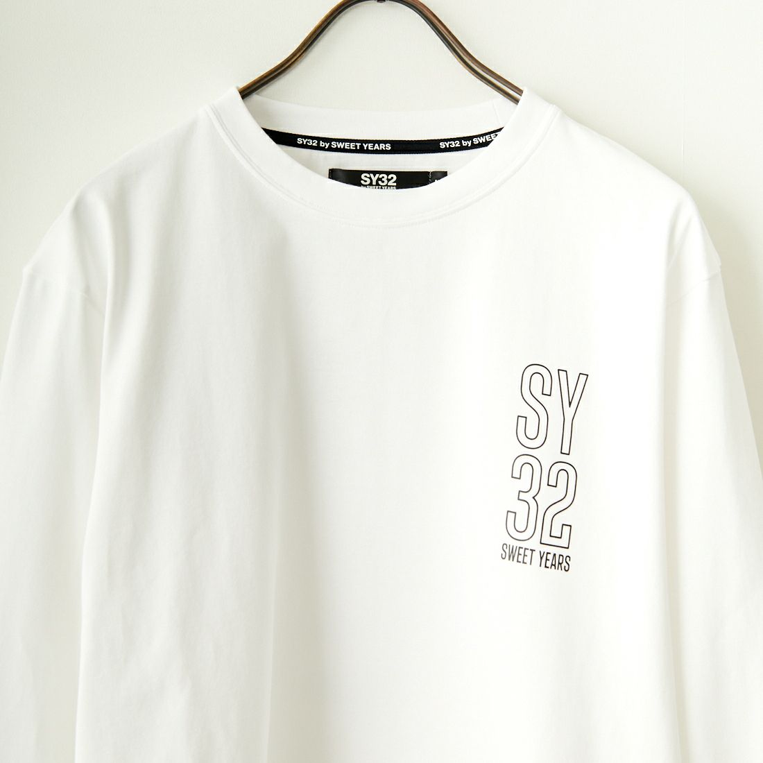 SY32 [エスワイサーティトゥ] バックプリント ロングスリーブTシャツ