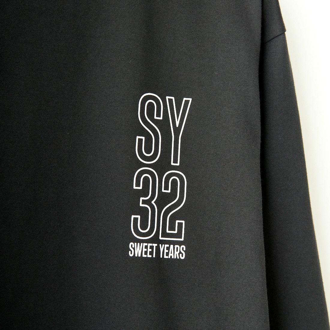 SY32 [エスワイサーティトゥ] バックプリント ロングスリーブTシャツ [14133] BLACK