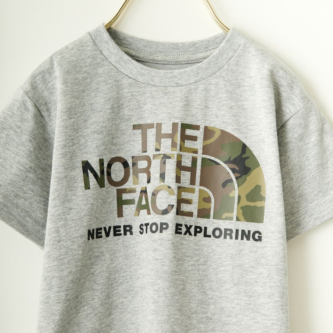 THE NORTH FACE [ザ ノースフェイス] キッズ ショートスリーブカモロゴTシャツ [NTJ32359] Z
