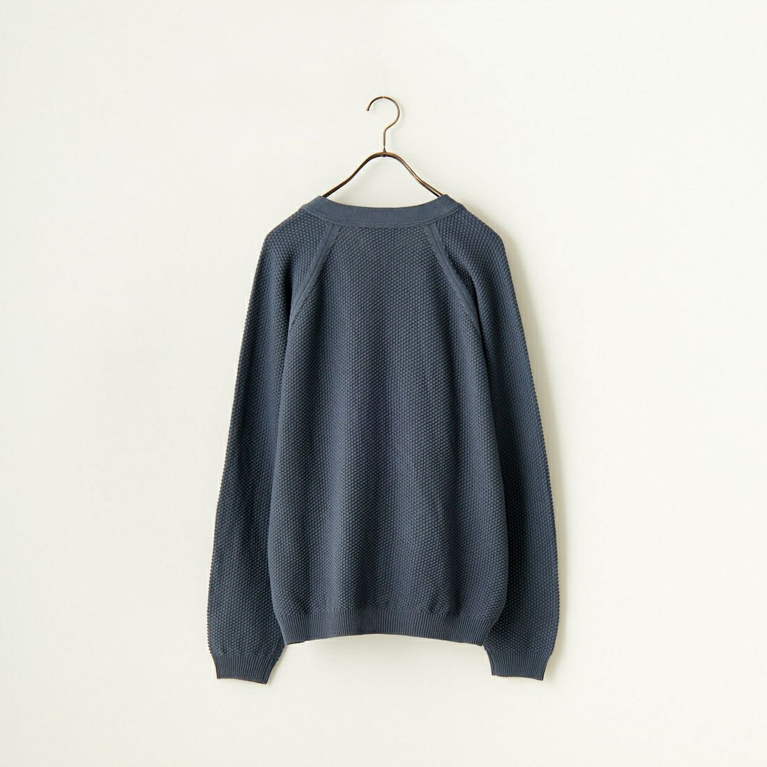 STILL BY HAND [スティルバイハンド] コットンカーディガン [KN03241] SLATE BLUE
