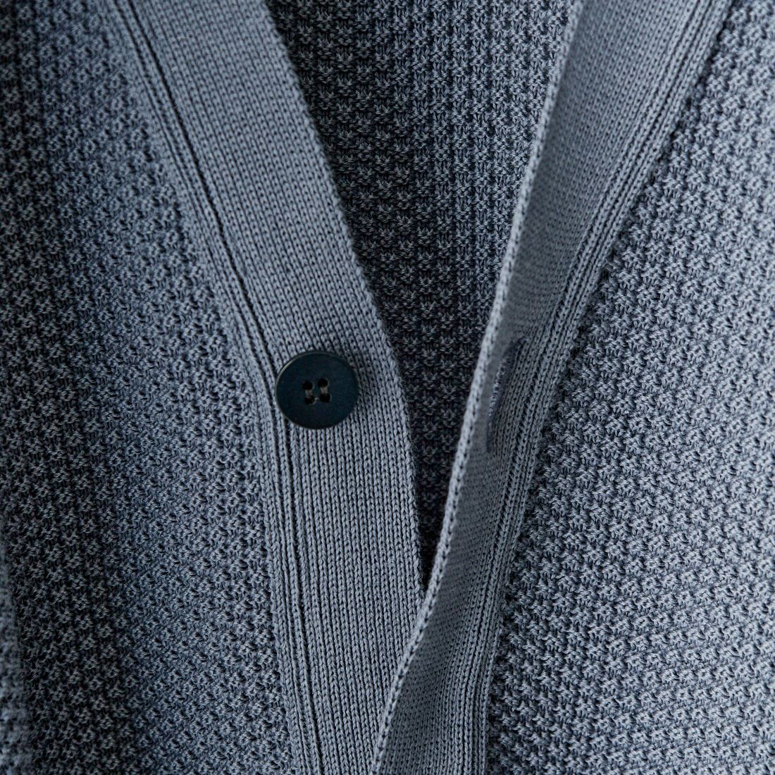 STILL BY HAND [スティルバイハンド] コットンカーディガン [KN03241] SLATE BLUE