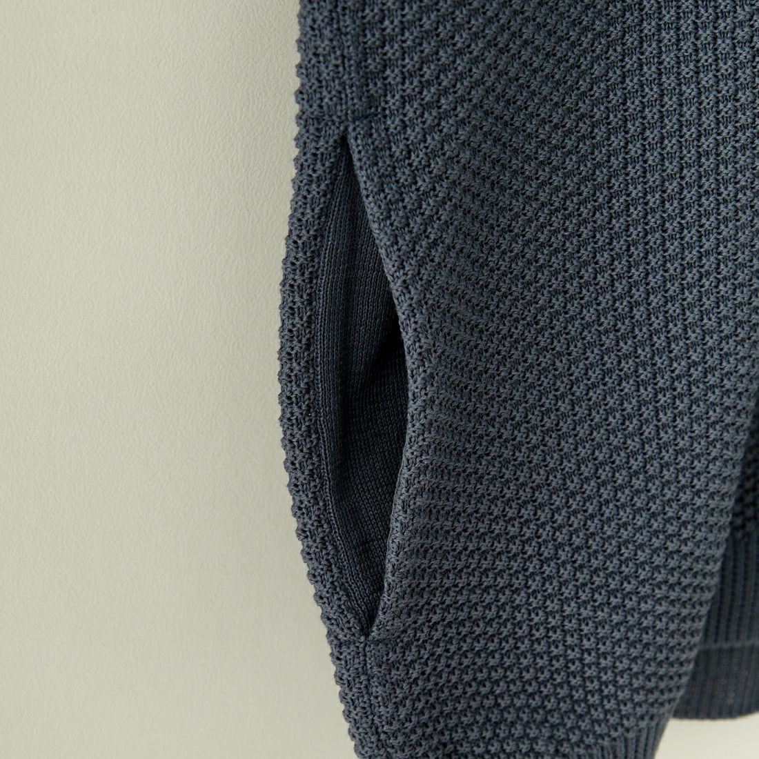 STILL BY HAND [スティルバイハンド] コットンカーディガン [KN03241] SLATE BLUE