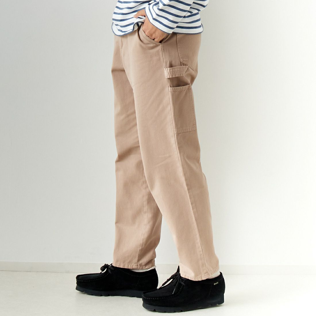 SMITH'S [スミス] ペインターパンツ [4175-5031] 18 TAUPE &&モデル身長：179cm 着用サイズ：M&&